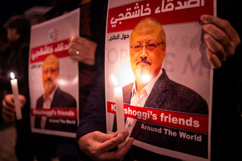 khashoggi a 59 year old washington post contributor was killed after entering the saudi consulate in istanbul on october 2 to obtain paperwork ahead of his upcoming wedding his body has not been found photo afp