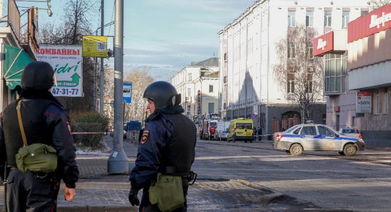 attacks on police and security services are common in russia 039 s restive northern caucasus but are very rare in the rest of the country photo afp