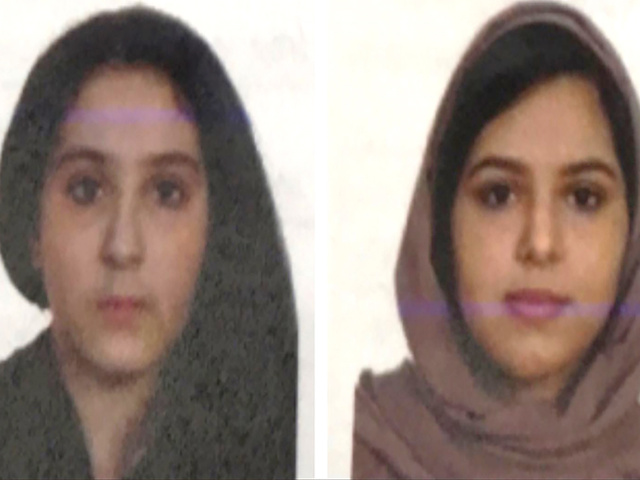 this undated composite image released by the new york police department nypd shows sisters tala l and rotana farea   nypd searched on october 30 2018 for clues to what or who killed the two sisters whose bodies were found duct taped together on the banks of the hudson river in manhattan the young women identified as rotana 22 and her sister tala 16 were found on the banks of the hudson on october 24 with no visible signs of trauma dressed all in black with fur trimmed coat collars and bound together at the ankles and waist by duct tape media report the sisters who had run away from home before were of saudi origin but their family was living in fairfax virginia photo by nypd afp