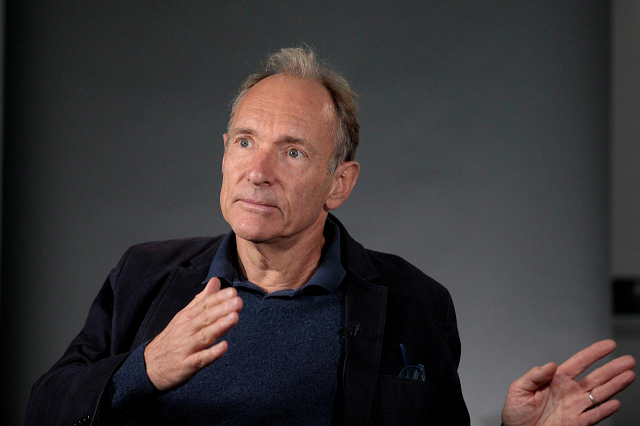 world wide web founder tim berners lee speaks during an interview ahead of a speech at the mozilla festival 2018 in london britain october 27 2018 photo reuters world wide web founder tim berners lee speaks during an interview ahead of a speech at the mozilla festival 2018 in london britain october 27 2018 photo reuters