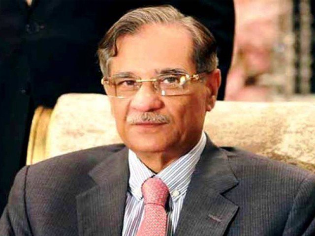 chief justice of pakistan mian saqib nisar photo file