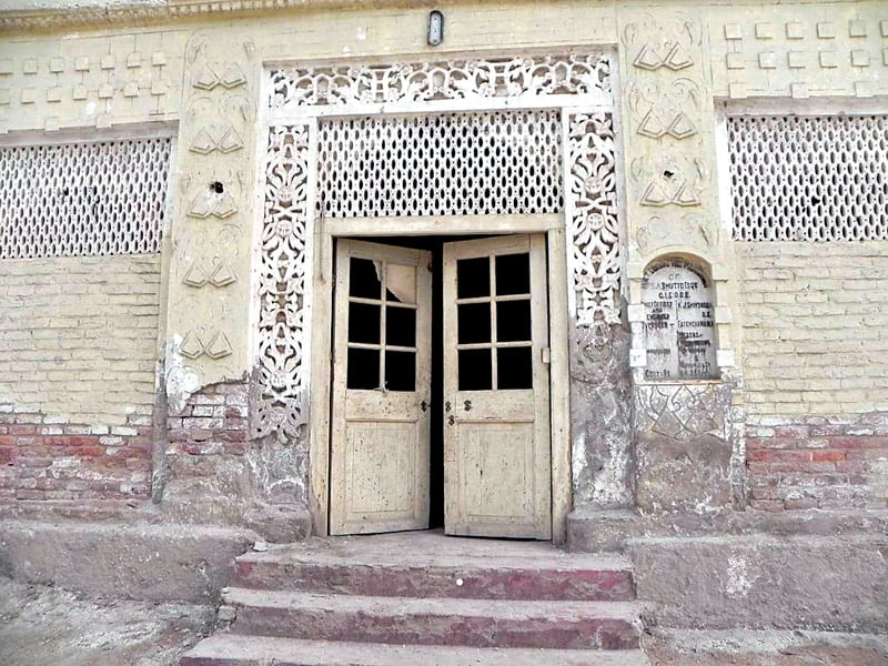 the district council larkana s building is falling apart due to the neglect and apathy of successive governments photos express