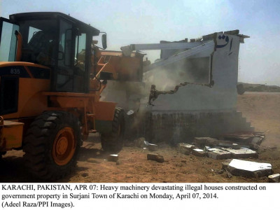 lhc stays demolition of 13 houses