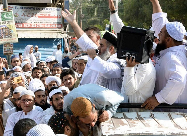 protests in karachi on november 2 photo nni