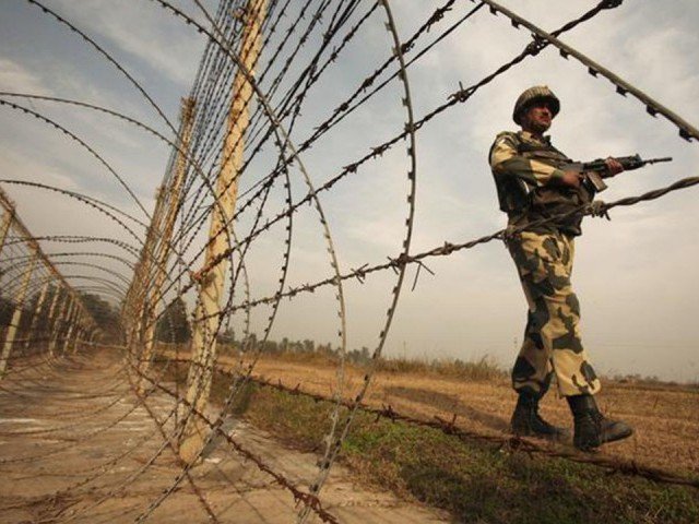 a soldier patrols the pakistan india border photo reuters