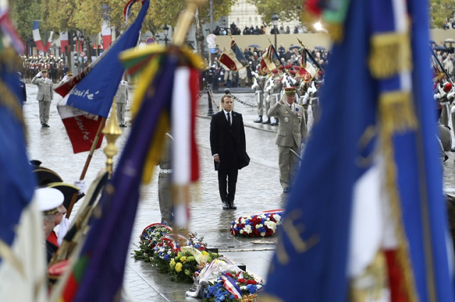 french president emmanuel macron took part in last year 039 s remembrance ceremony at the tomb of the unknown soldier at the arc de triomphe in paris photo afp french president emmanuel macron took part in last year 039 s remembrance ceremony at the tomb of the unknown soldier at the arc de triomphe in paris photo afp