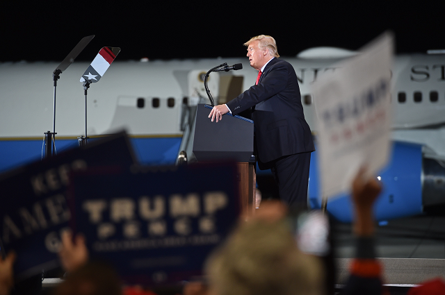 us president donald trump speaks during a campaign rally in pensacola florida on november 3 2018 photo afp us president donald trump speaks during a campaign rally in pensacola florida on november 3 2018 photo afp