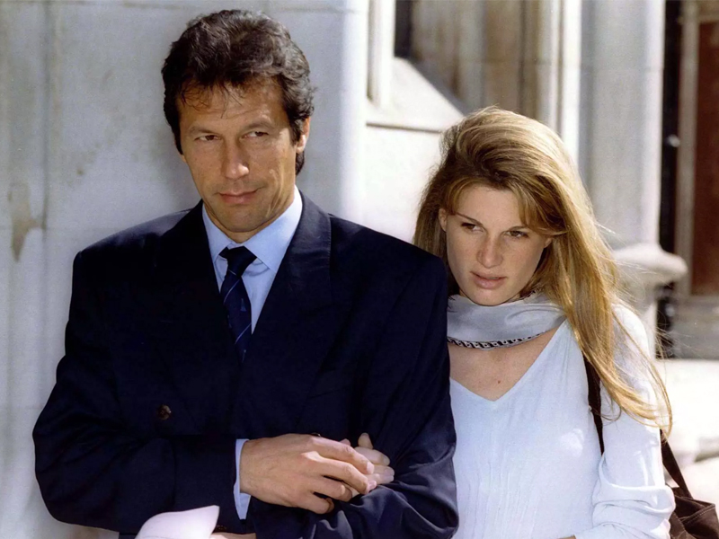 in a file photo prime minister imran khan with jemima goldsmith photo reuters