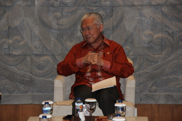 indonesian trade minister enggartiasto lukita photo express indonesian trade minister enggartiasto lukita photo express
