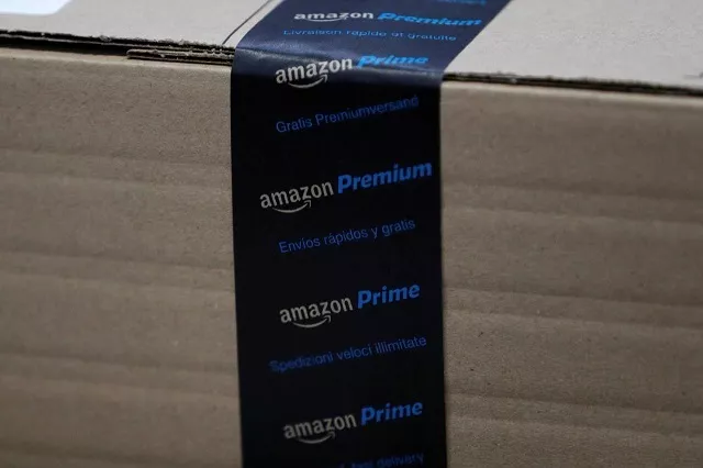 the logo of amazon is seen on a package at the amazon distribution center warehouse in saran near orleans france november 22 2016 photo reuters the logo of amazon is seen on a package at the amazon distribution center warehouse in saran near orleans france november 22 2016 photo reuters