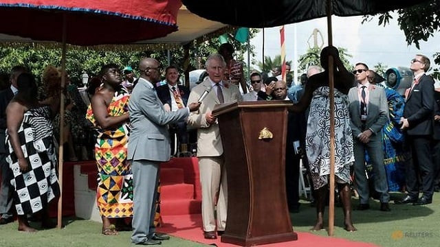britain 039 s prince charles speaks during his visit to the manhyia palace of the ashanti kingdom after his meeting with the ashanti king otumfuo osei tutu ii in kumasi ghana nov 4 2018 photo reuters britain 039 s prince charles speaks during his visit to the manhyia palace of the ashanti kingdom after his meeting with the ashanti king otumfuo osei tutu ii in kumasi ghana nov 4 2018 photo reuters