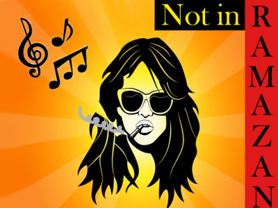 when the song get lucky is inappropriate only in ramazan