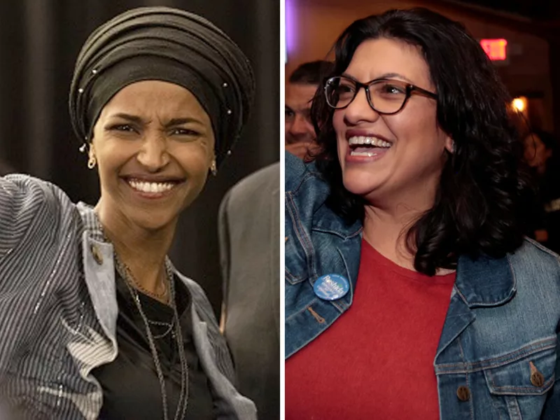 ilhan omar and rashida tlaib the first two muslim women to be elected to the us congress photo afp reuters ilhan omar and rashida tlaib the first two muslim women to be elected to the us congress photo afp reuters
