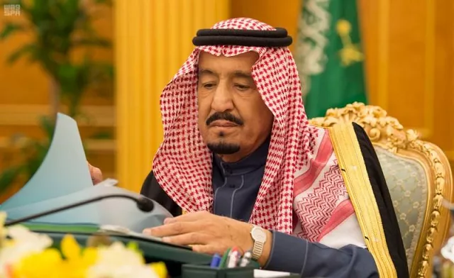 the 82 year old monarch was joined by crown prince mohammed bin salman in the central province of qassim photo reuters the 82 year old monarch was joined by crown prince mohammed bin salman in the central province of qassim photo reuters