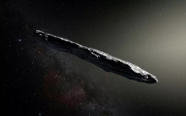 this photo released by the european southern observatory on november 20 2017 shows an artist 039 s impression of the first interstellar object known to enter our solar system photo afp file this photo released by the european southern observatory on november 20 2017 shows an artist 039 s impression of the first interstellar object known to enter our solar system photo afp file