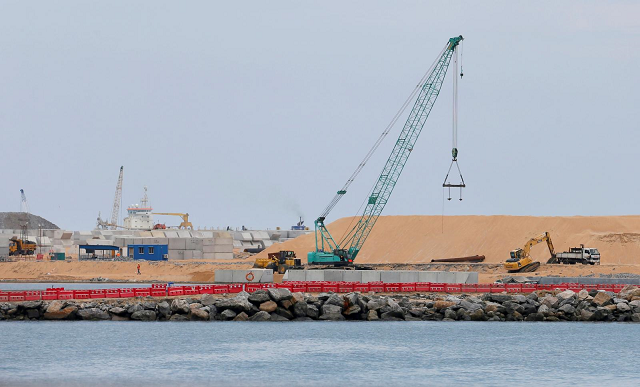 a general view of colombo port city construction site which is backed by chinese investment is seen in colombo sri lanka november 5 2018 photo reuters