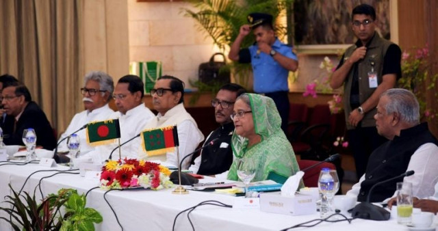 the opposition has held talks with prime minister sheikh hasina c but she has rejected their demands photo afp the opposition has held talks with prime minister sheikh hasina c but she has rejected their demands photo afp
