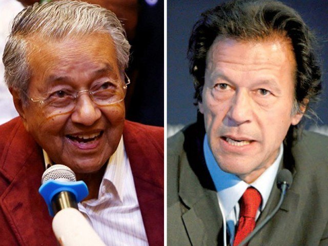 pm imran is set to hold high level talks with his malaysian counterpart mahatir mohammad photo express file