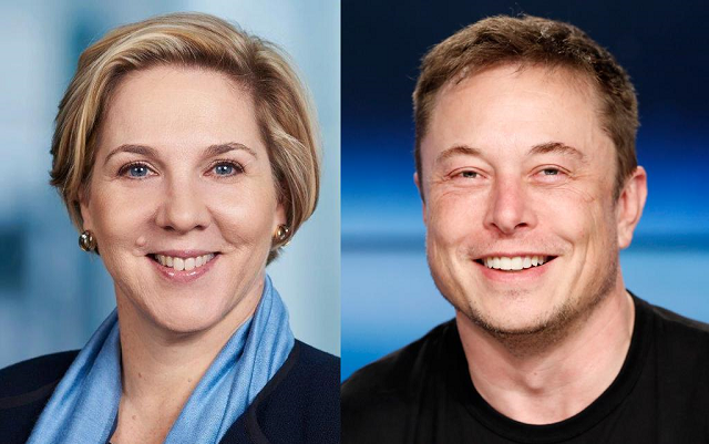 robyn denholm and elon musk photo reuters