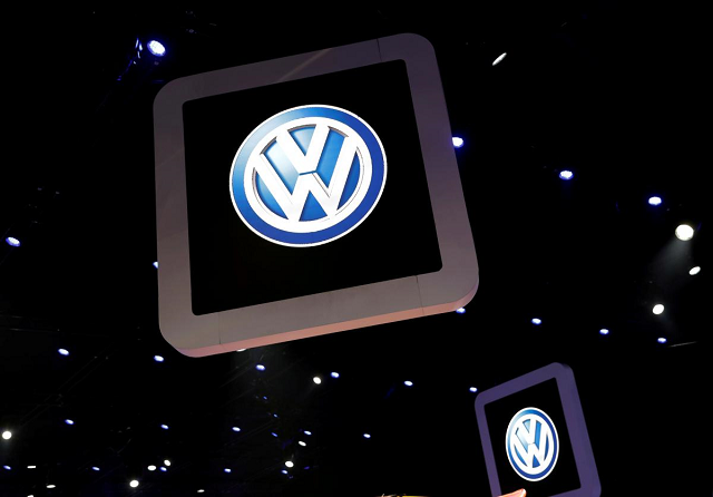 volkswagen logos are pictured during the media day of the salao do automovel international auto show in sao paulo brazil november 6 2018 photo reuters