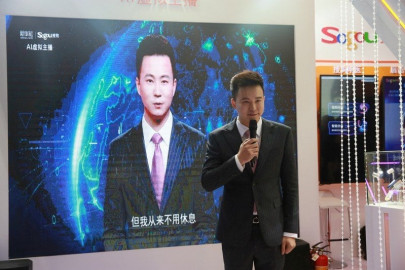 world s first ai news anchor goes on air world s first ai news anchor goes on air
