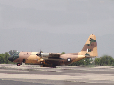 c 130 aircraft crash lands at nur khan airbase in rawalpindi