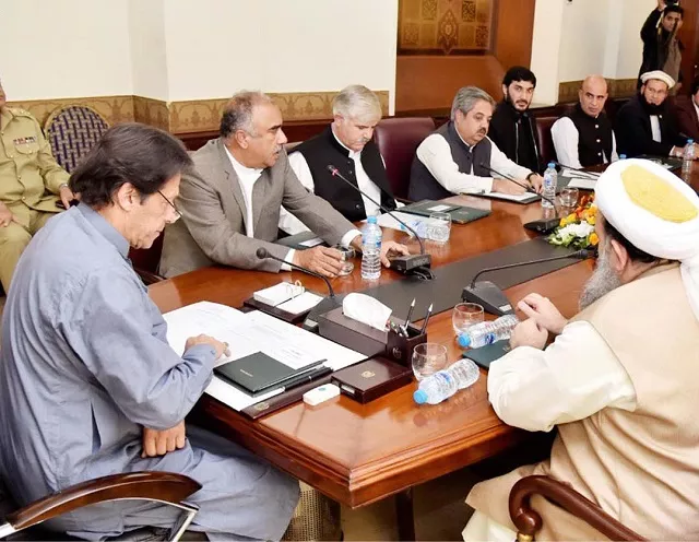 pm imran khan stresses the need to educate tribal people regarding benefits of the merger in a meeting at pm house in islamabad on friday photo inp pm imran khan stresses the need to educate tribal people regarding benefits of the merger in a meeting at pm house in islamabad on friday photo inp