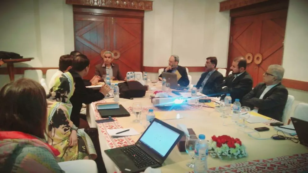 pphi ceo aziz ahmed jamali is addressing the participants of the workshop photo express pphi ceo aziz ahmed jamali is addressing the participants of the workshop photo express