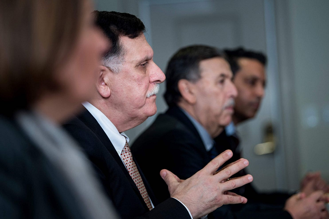 fayez al sarraj the head of the u s backed libyan government during a visit to the pentagon on nov 30 photo afp fayez al sarraj the head of the u s backed libyan government during a visit to the pentagon on nov 30 photo afp