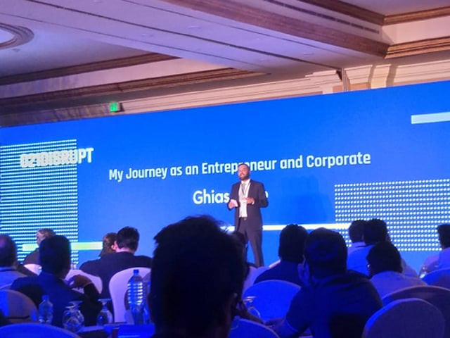 engro chief executive officer ghias khan at 021disrupt photo express