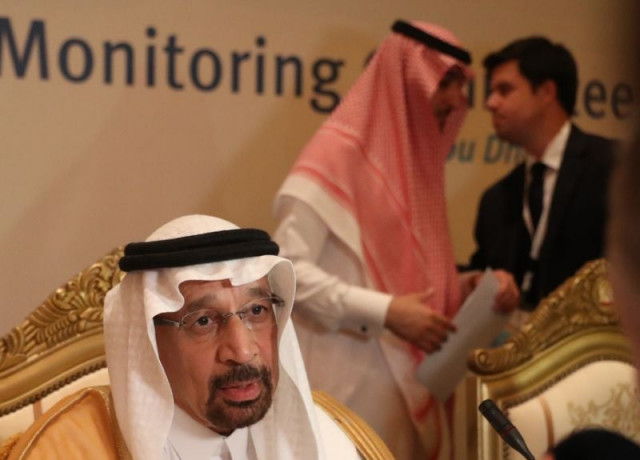 saudi energy minister khalid al falih listens to questions during a meeting of the joint ministerial monitoring committee in the emirati capital abu dhabi photo afp saudi energy minister khalid al falih listens to questions during a meeting of the joint ministerial monitoring committee in the emirati capital abu dhabi photo afp