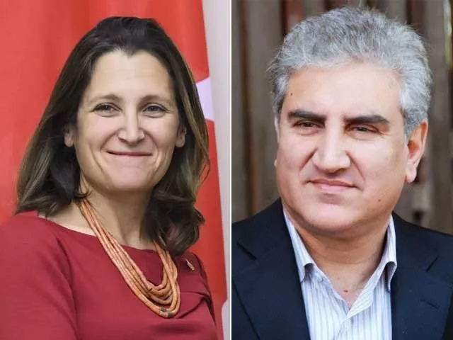 foreign minister shah mehmood qureshi had a telephonic conversation with his canadian counterpart chrystia freeland in which he doubled reaffirmed that islamabad recognises aasia bibi 039 s legal rights photo express foreign minister shah mehmood qureshi had a telephonic conversation with his canadian counterpart chrystia freeland in which he doubled reaffirmed that islamabad recognises aasia bibi 039 s legal rights photo express