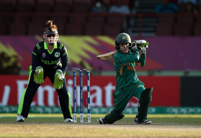 javeria stars as pakistan down ireland in women s world t20