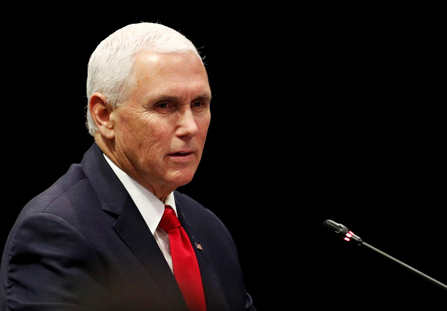 us vice president mike pence speaks during a meeting with asean leaders at the asean us summit in singapore november 15 2018 photo reuters us vice president mike pence speaks during a meeting with asean leaders at the asean us summit in singapore november 15 2018 photo reuters