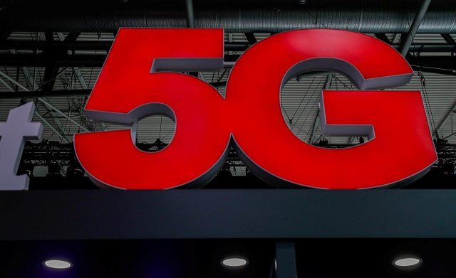 a 5g sign is seen during the mobile world congress in barcelona spain february 28 2018 photo reuters