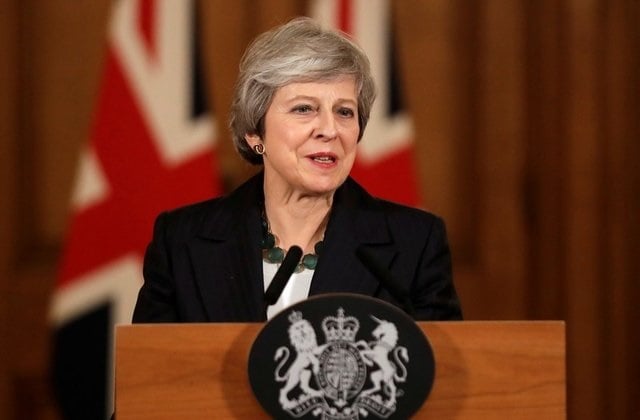 britain 039 s prime minister theresa may holds a news conference at downing street in london photo reuters