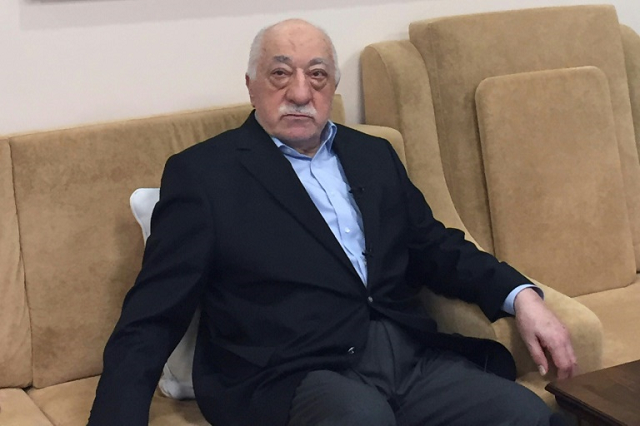 turkish president recep tayyip erdogan blames cleric fethullah gulen   pictured in 2016   for a failed coup plot photo afp