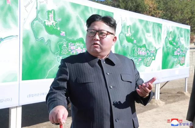 north korean leader kim jong un inspects a constructions site of yangdeok in this undated photo released on october 31 2018 by north korea 039 s korean central news agency kcna photo reuters north korean leader kim jong un inspects a constructions site of yangdeok in this undated photo released on october 31 2018 by north korea 039 s korean central news agency kcna photo reuters