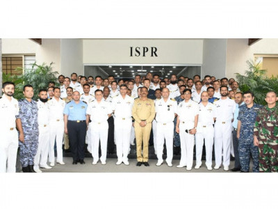 students from naval staff college friendly countries visit ispr