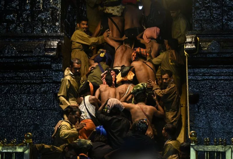 the hilltop sabarimala temple in southern india is one of the holiest in hinduism photo afp the hilltop sabarimala temple in southern india is one of the holiest in hinduism photo afp