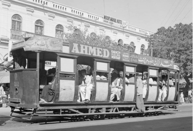 karachi tram service pictured in 1952 photo courtesy twitter bilalfqi karachi tram service pictured in 1952 photo courtesy twitter bilalfqi