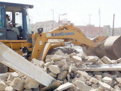 anti encroachment drive reaches gulshan e iqbal
