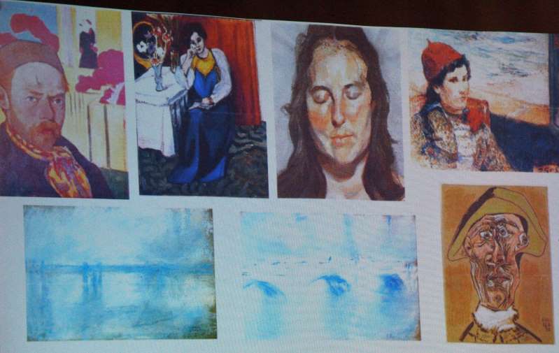 daniel mihailescu afp getty images file   an image showing stolen paintings from rotterdam kunst museum is presented during a press conference at the national history museum of romania in bucharest photo afp