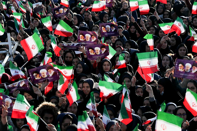 women attend iranian president hassan rouhani 039 s public speech in the city of khoy west azerbaijan province iran november 19 2018 photo reuters women attend iranian president hassan rouhani 039 s public speech in the city of khoy west azerbaijan province iran november 19 2018 photo reuters