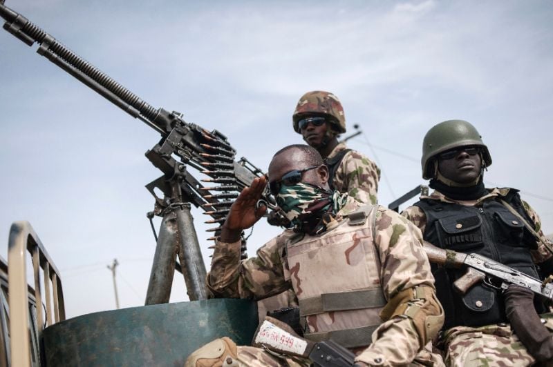 nigeria soldiers in the northeast regularly complain of insufficient supplies of food and arms in the fight against boko haram photo afp