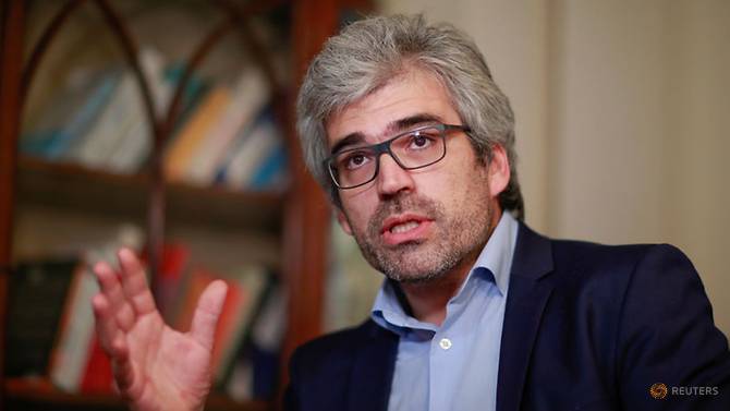 french lawyer joseph breham who files a law suit against abu dhabi 039 s crown prince sheikh mohammed bin zayed al nahyan on behalf of the ngo quot international alliance for the defense of rights and freedoms quot speaks in paris photo reuters