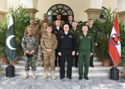 russian military delegation calls on corps commander peshawer russian military delegation calls on corps commander peshawer