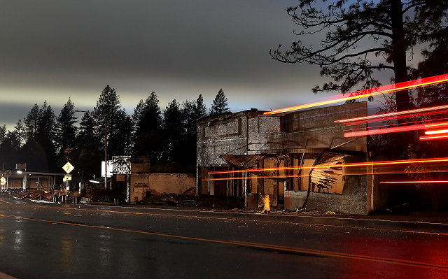 a view of a business that was destroyed by the camp fire photo afp a view of a business that was destroyed by the camp fire photo afp