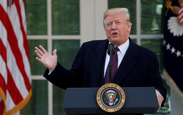 us president donald trump addresses the 71st presentation and pardoning of the thanksgiving turkeys ceremony in the rose garden of the white house in washington us photo reuters us president donald trump addresses the 71st presentation and pardoning of the thanksgiving turkeys ceremony in the rose garden of the white house in washington us photo reuters