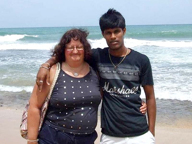 diane de zoysa 60 spent her entire 90 000 life savings on her husband priyanjana de zoysa 27 and was left stranded in sri lanka following his murder photo courtesy mail online